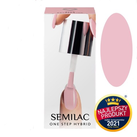 SEMILAC One Step Hybrid Lakier hybrydowy do paznokci S610 Barley Pink 5 ml SEMILAC One Step Hybrid Lakier hybrydowy do paznokci S610 Barley Pink 5 ml