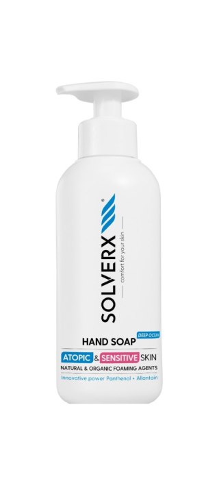 SOLVERX Atopic & Sensitive Skin Mydło do rąk w płynie Deep Ocean do skóry wrażliwej 250ml