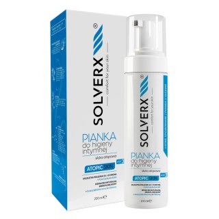 SOLVERX Atopic Skin Pianka do higieny intymnej do skóry atopowej 200ml