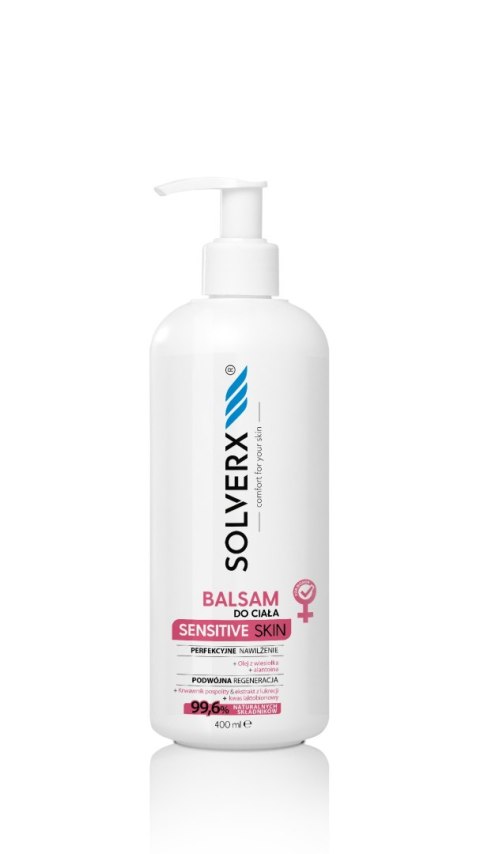 SOLVERX Sensitive Skin Balsam do ciała do skóry wrażliwej 400ml - pompka