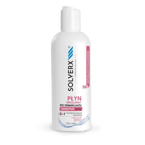 SOLVERX Sensitive Skin Płyn micelarny do demakijażu 3w1 400 ml