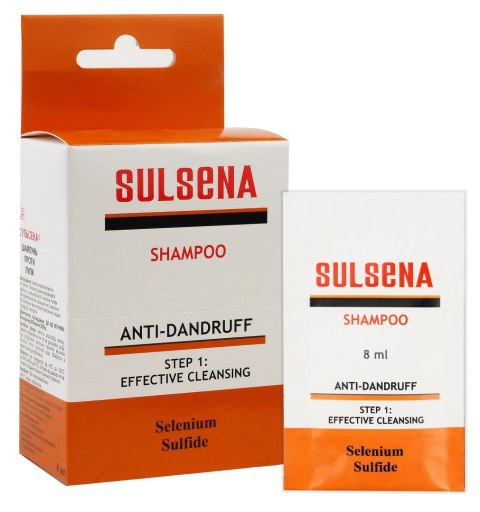 SULSENA Szampon przeciwłupieżowy - saszetki (5 szt x 8 ml.) SULSENA Szampon przeciwłupieżowy - saszetki (5 szt x 8 ml.)