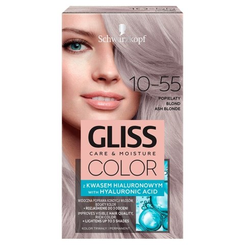 Schwarzkopf Gliss Color Krem koloryzujący nr 10-55 Popielaty Blond 1op.