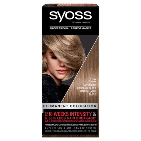 Schwarzkopf Syoss Farba do włosów nr 7_5 Naturalny Popielaty Blond 1op.