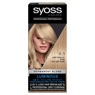 Schwarzkopf Syoss Farba do włosów nr 8_5 Jasny Popielaty Blond 1op.