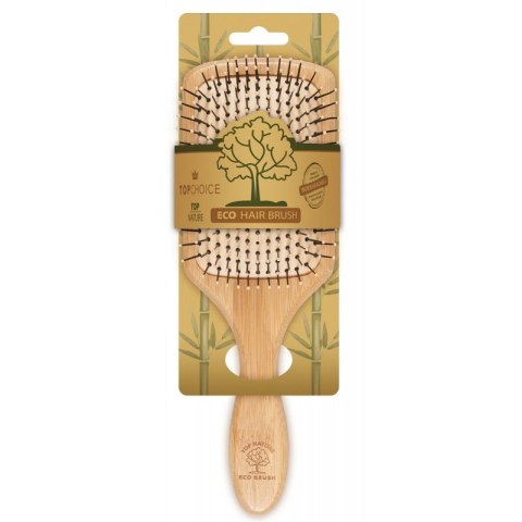 Top Choice Szczotka do włosów Bamboo - Eco (62230) 1szt Top Choice Szczotka do włosów Bamboo - Eco (62230) 1szt