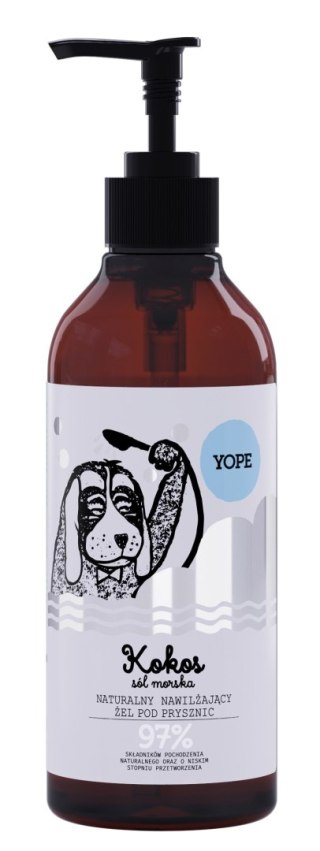 YOPE Naturalny Żel pod prysznic KOKOS i SÓL MORSKA 400ml