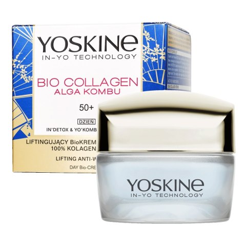 Yoskine Bio Collagen 50+ Bio-Krem liftingujący na dzień 50ml Yoskine Bio Collagen 50+ Bio-Krem liftingujący na dzień 50ml
