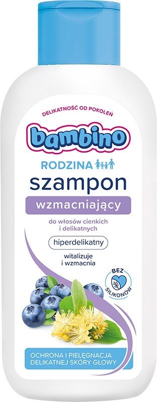 BAMBINO Rodzina Szampon wzmacniajacy do włosów cienkich i delikatnych 400 ml