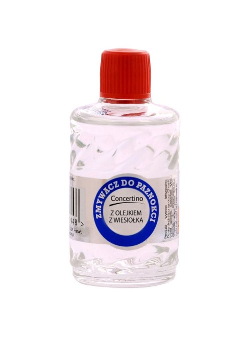 Concertino Zmywacz do paznokci z olejkiem z wiesiołka - z acetonem 50ml Concertino Zmywacz do paznokci z olejkiem z wiesiołka - z acetonem 50ml
