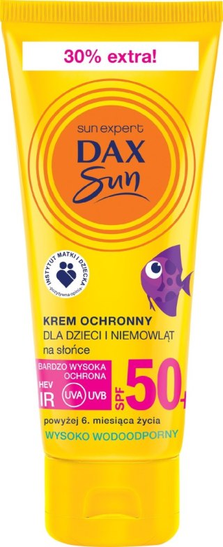 Dax Sun Krem ochronny na słońce dla dzieci i niemowląt SPF50+ 75ml