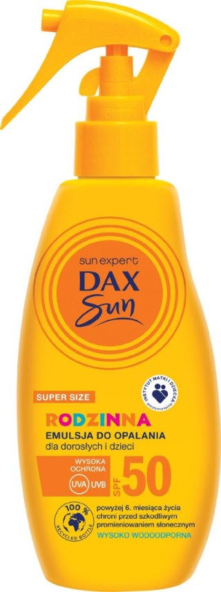 Dax Sun Rodzinna Emulsja do opalania dla dorosłych i dzieci SPF50 200ml