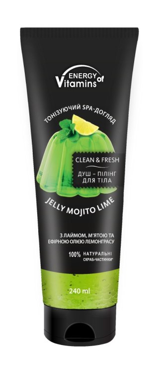 ENERGY OF VITAMINS Peeling-żel do ciała Jelly Mojito Lime 240ml