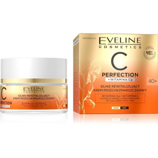 EVELINE C Perfection Silnie rewitalizujący krem przeciwzmarszczkowy 40+ z witaminą C 50 ml