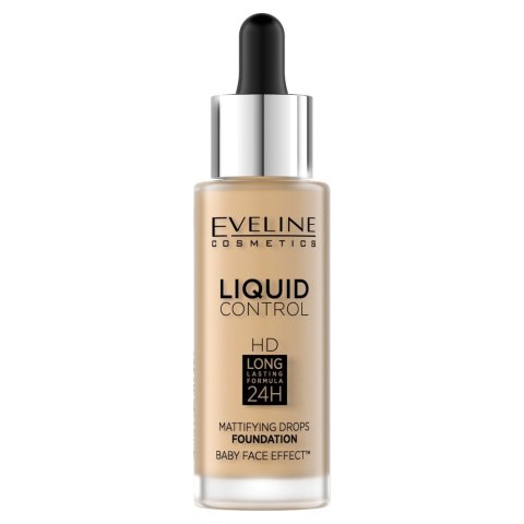 EVELINE Liquid Control HD Podkład do twarzy nr 016 Vanilla Beige 32 ml