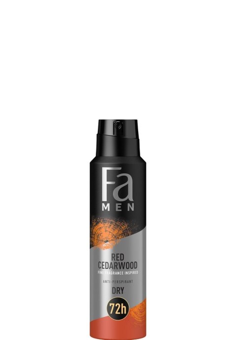 Fa Men Red Cedarwood Dezodorant anti-perspirant w sprayu 72H dla mężczyzn 150ml