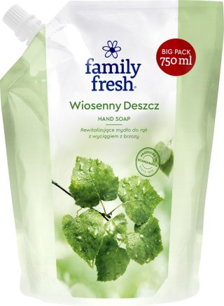 Family Fresh Rewitalizujące Mydło do rąk Wiosenny Deszcz 750ml - zapas