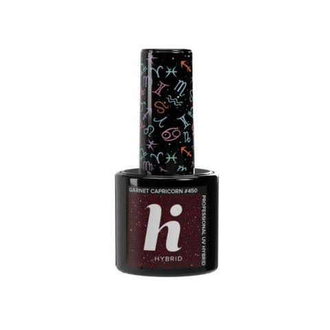 HI HYBRID Lakier hybrydowy Zodiac #450 Garnet Capricorn 5ml HI HYBRID Lakier hybrydowy Zodiac #450 Garnet Capricorn 5ml