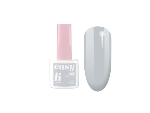 Hi Hybrid Lakier hybrydowy Easy 3w1 #607 Mindful Gray 5ml Hi Hybrid Lakier hybrydowy Easy 3w1 #607 Mindful Gray 5ml