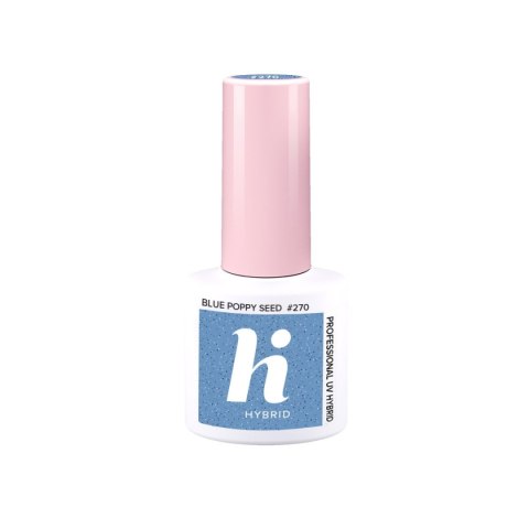 Hi Hybrid Lakier hybrydowy Spicy #270 Blue Poppy Seed 5ml Hi Hybrid Lakier hybrydowy Spicy #270 Blue Poppy Seed 5ml