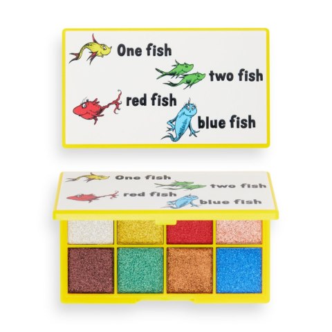 I HEART REVOLUTION X Dr.Seuss Paleta 8 cieni do powiek One Fish Two Fish Red Fish Blue Fish I HEART REVOLUTION X Dr.Seuss Paleta 8 cieni do powiek One Fish Two Fish Red Fish Blue Fish