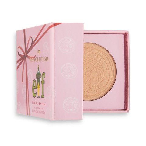 I HEART REVOLUTION Elf Rozswietlacz w proszku Christmas Cheer Highlighter Buddy 8.73 g I HEART REVOLUTION Elf Rozswietlacz w proszku Christmas Cheer Highlighter Buddy 8.73 g