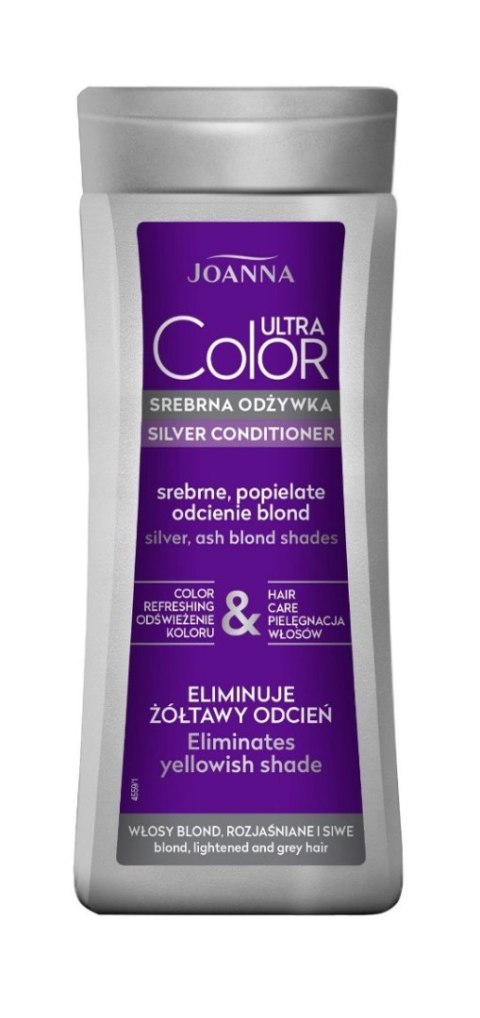 JOANNA Ultra Color Koloryzująca odżywka do włosów - srebrne i popielate odcienie blond 200 g