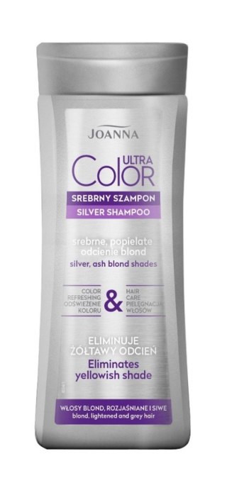 JOANNA Ultra Color Szampon - srebrne odcienie blond 200 ml