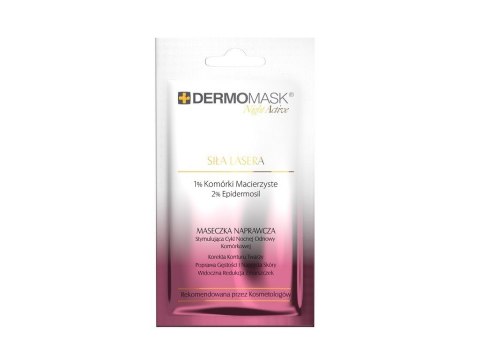 L`BIOTICA Dermomask Night Active Maseczka naprawcza na twarz - Siła Lasera 12ml