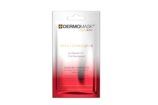 L`BIOTICA Dermomask Night Active Maseczka naprawcza na twarz - Vita C + Odmładzanie 12ml