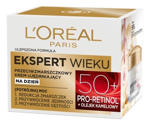 LOREAL Ekspert Wieku 50+ Przeciwzmarszczkowy Krem liftingujący na dzień SPF20 50 ml LOREAL Ekspert Wieku 50+ Przeciwzmarszczkowy Krem liftingujący na dzień SPF20 50 ml