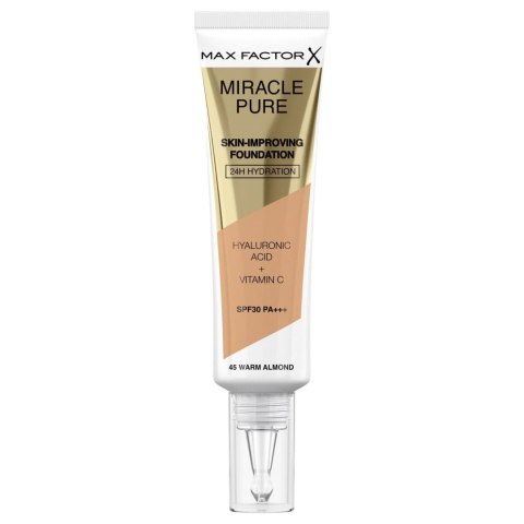 MAX FACTOR Podklad do twarzy MIRACLE PURE nr 45 Warm Almond 30ml MAX FACTOR Podklad do twarzy MIRACLE PURE nr 45 Warm Almond 30ml