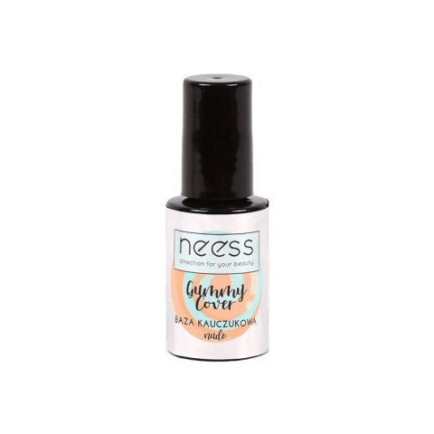 NEESS Baza kauczukowa do lakierów hybrydowych Gummy Cover - Nude (7636/4) 4 ml NEESS Baza kauczukowa do lakierów hybrydowych Gummy Cover - Nude (7636/4) 4 ml