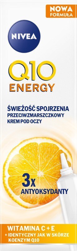 Nivea Q10 Energy Przeciwzmarszczkowy krem pod oczy - Świeżość Spojrzenia 15 ml Nivea Q10 Energy Przeciwzmarszczkowy krem pod oczy - Świeżość Spojrzenia 15 ml