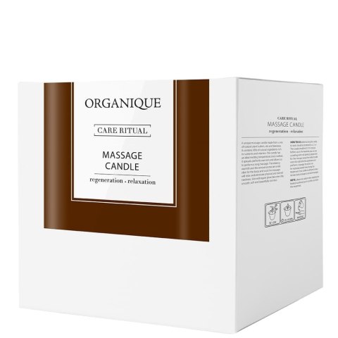 ORGANIQUE Świeca do masażu z Masłem Shea i Olejem Arganowym - Orange&Chilli 125ml ORGANIQUE Świeca do masażu z Masłem Shea i Olejem Arganowym - Orange&Chilli 125ml