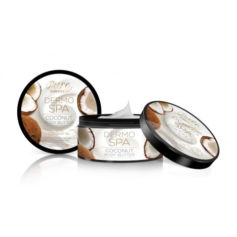 PURE ESSENCE Dermo Spa Rewitalizujące Masło do ciała Coconut 200ml PURE ESSENCE Dermo Spa Rewitalizujące Masło do ciała Coconut 200ml