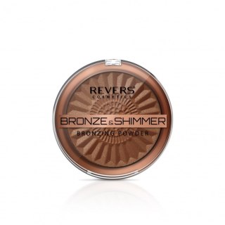 REVERS Puder brązująco - rozświetlający BRONZE & SHIMMER nr 3- 9 g
