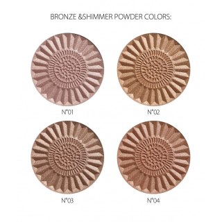 REVERS Puder brązująco - rozświetlający BRONZE & SHIMMER nr 3- 9 g
