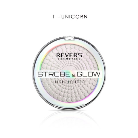 REVERS Puder rozświetlający STROBE & GLOW HIGHLIGHTER 01 Unicorn 8 g REVERS Puder rozświetlający STROBE & GLOW HIGHLIGHTER 01 Unicorn 8 g
