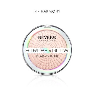 REVERS Puder rozświetlający STROBE & GLOW HIGHLIGHTER 04 Harmony 8 g