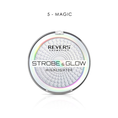 REVERS Puder rozświetlający STROBE & GLOW HIGHLIGHTER 05 Magic 8 g REVERS Puder rozświetlający STROBE & GLOW HIGHLIGHTER 05 Magic 8 g