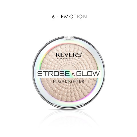 REVERS Puder rozświetlający STROBE & GLOW HIGHLIGHTER 06 Emotion 8 g REVERS Puder rozświetlający STROBE & GLOW HIGHLIGHTER 06 Emotion 8 g