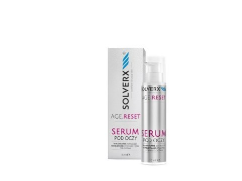 SOLVERX Age.Reset Serum pod oczy - Wygładzanie Zmarszczek & Niwelowanie Opuchnięć i Cieni 15ml