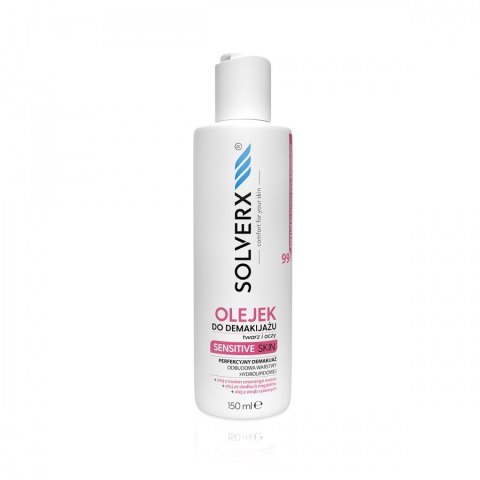 SOLVERX Sensitive Skin Olejek do demakijażu twarzy i oczu do cery wrażliwej 150ml