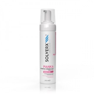 SOLVERX Sensitive Skin Pianka do mycia i demakijażu twarzy i oczu do cery wrażliwej 200ml