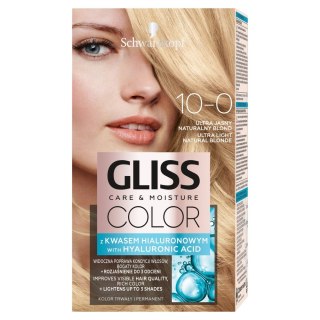 Schwarzkopf Gliss Color Care & Moisture Farba do włosów 10-0 ultra jasny naturalny blond 1op.