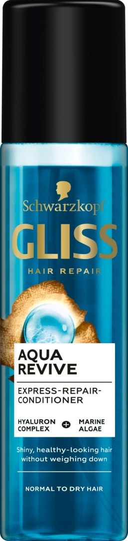 Schwarzkopf Gliss Hair Repair Ekspresowa Odżywka do włosów Aqua Revive 200ml Schwarzkopf Gliss Hair Repair Ekspresowa Odżywka do włosów Aqua Revive 200ml