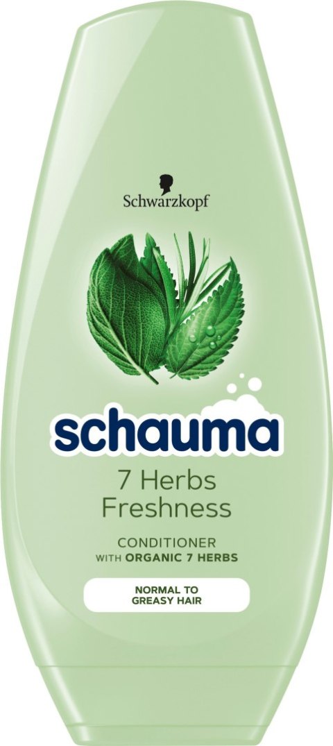 Schwarzkopf Schauma 7 Herbs Odżywka do włosów normalnych i przetłuszczających się 250ml Schwarzkopf Schauma 7 Herbs Odżywka do włosów normalnych i przetłuszczających się 250ml