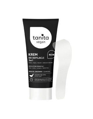 TANITA Vegan Krem do depilacji ciała 3w1 z Węglem Drzewnym 150ml