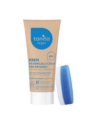 TANITA Vegan Krem do depilacji ciała pod prysznic z Glinką Kaolinową 200ml